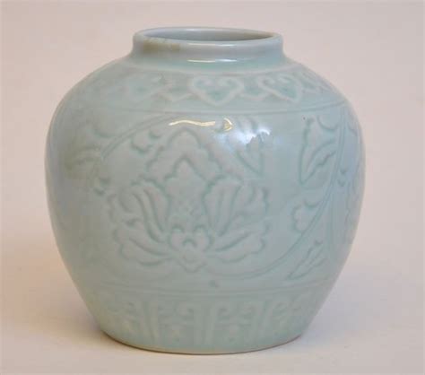 celadon gemberpot china  eeuw catawiki