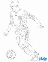 Coloring Pages Soccer Messi Iniesta Andres Color Lionel Hellokids Playing Players Print Para Colorear Online Dibujo Getdrawings Search Colouring Ronaldo sketch template
