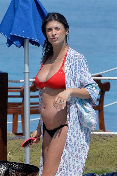 belissimo pregnant model and george clooney s ex