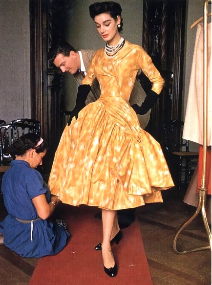 Designer Givenchy With Model Jackie 1953 Fifties Fashion Fashion