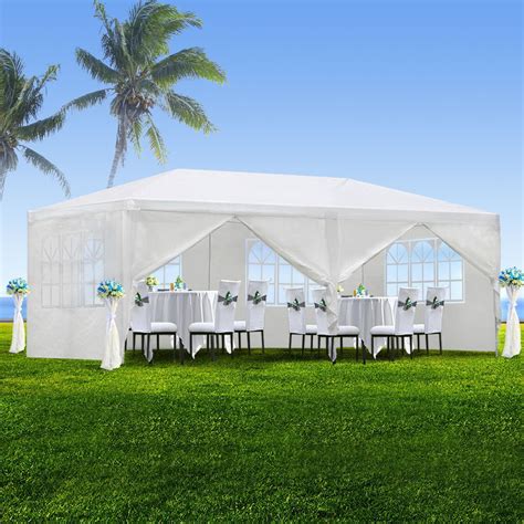 ubesgoo    party tent wedding canopy gazebo tent pavilion  side walls  doors
