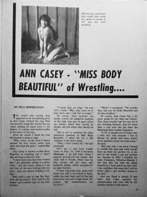april wrestling revue magazine wrestling beautiful bodies casey