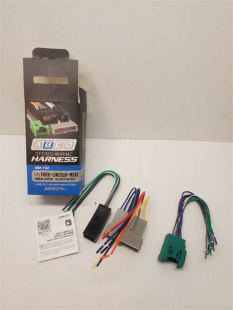 metra stereo wiring harness wm ty fits toyota    sale  ebay