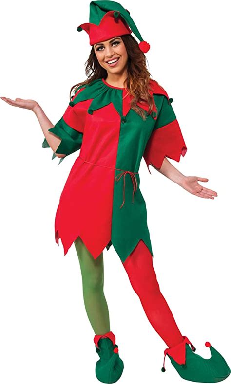 Rubie S 26600 Elf Costume 4 Piece Set Adult Sized Shown One Amazon