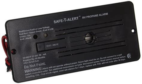 buy safe  alert   p bl classic propanelp alarm   series flush black