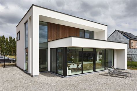 dumobil villabouw villa op maat nieuwbouwwoning moderne villa met houtaccenten moderne