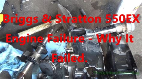 briggs stratton  engine teardown   failed youtube