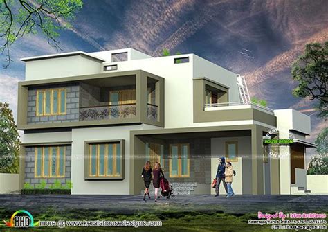 simple modern house architecture kerala home design  floor plans  house designs