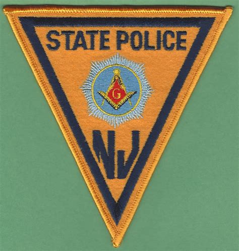 New Jersey State Police Masonic Lodge Patch