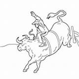 Bull Riding Coloring Pages Rodeo Drawings Bucking Drawing Lane Bullriding Colouring Rider Frost Color Surfnetkids Country Homeschool Kindergarten Printable Getdrawings sketch template