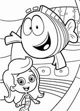 Guppies Bubble Coloring Pages Molly Print Color Getcolorings Kids Soar sketch template