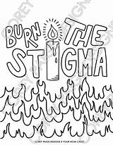 Corey Paige Burn Stigma sketch template
