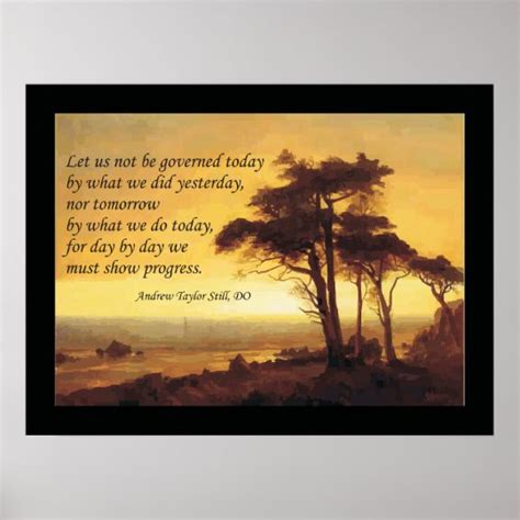 osteopathic quote    poster zazzlecom