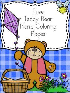 teddy bear picnic coloring pages