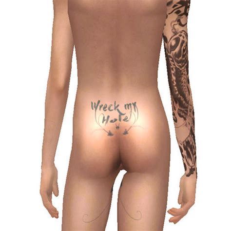 Anal Slut Tattoos Wickedwhims Loverslab