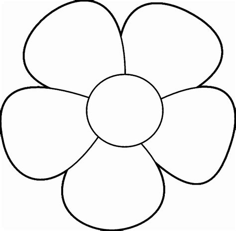flower coloring pages simple lovely simple flower design coloring page