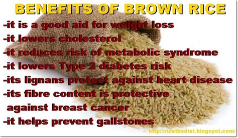 health benefits of eating brown rice rice especially brown rice is