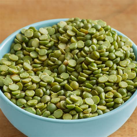 organic dried green split peas  lb