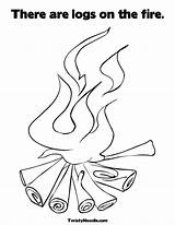 Campfire Fogo Colorir Desenhos Twisty Outros sketch template