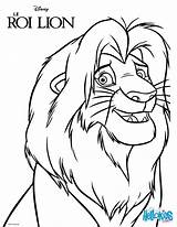 Lion King Simba Coloring Pages Color Disney Print Hellokids sketch template
