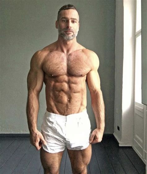 Older Muscular Guy With A Hot Hairy Chest Hairychest