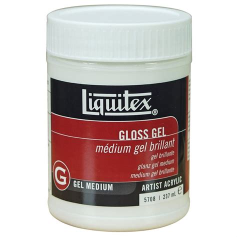 professional gloss gel medium ml art supplies  crafty arts uk