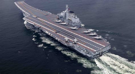 cross strait tensions rising  chinese aircraft carrier poses  threat