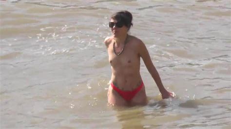 Small Tits Hidden Cam Topless Red Bikini Sunglasses De