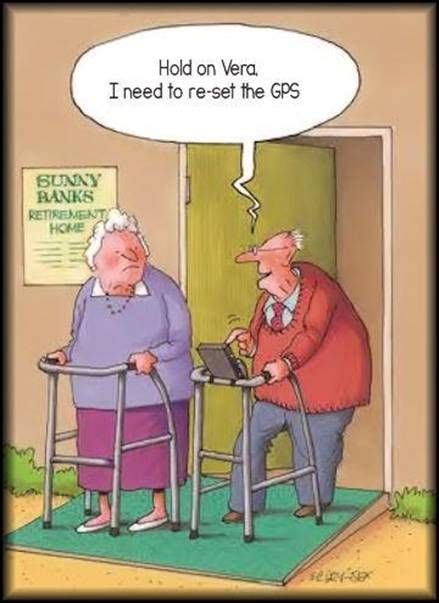 growing old senior humor cartoon jokes old lady humor