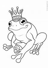 Toads Frogs Coloring Print Pages sketch template