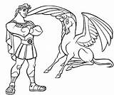 Coloring Pegasus Pages Hercules Printable Kids Disney Realistic Adults Baby Boys Greek Mythology Color Cool2bkids Colouring Getcolorings Fairy Unique Drawings sketch template
