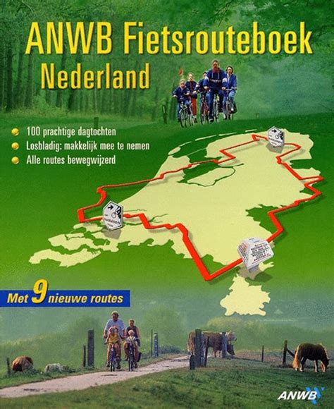 bolcom anwb fietsrouteboek nederland onbekend  boeken