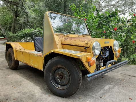 beach cruiser  austin mini moke barn finds