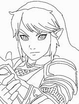 Zelda Coloring Link Legend Colorslive sketch template