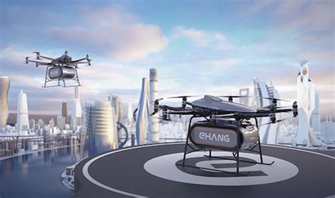 ehang introduces ehang  logistics drone  unmanned systems