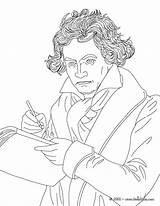 Beethoven Composers sketch template