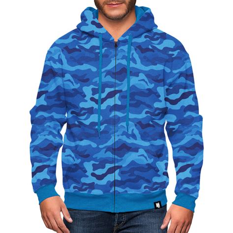 blue zip  hoodie hoodie lab