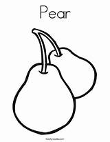 Pears Spirit sketch template