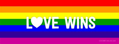 Marriage Equality Love Wins Heart Lgbt Rainbow Free Facebook Covers