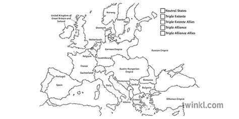 allianser blank karta krig laender historia europa foersta