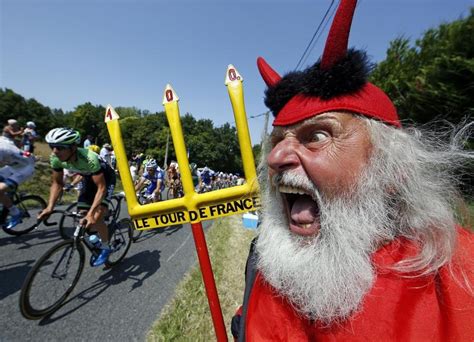 german didi senft the devil el diablo makes brazil world cup 2014 bicycle metro uk