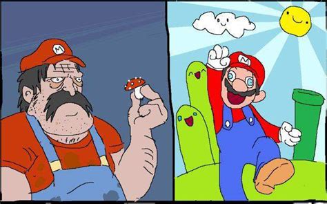The Real Super Mario Story Really Funny Pictures