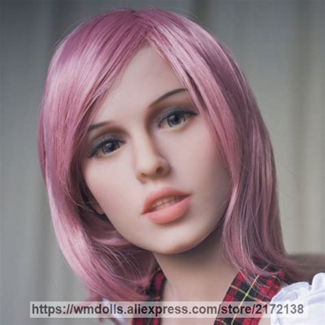 wmdoll silicone sex dolls head realistic japanese love doll real oral