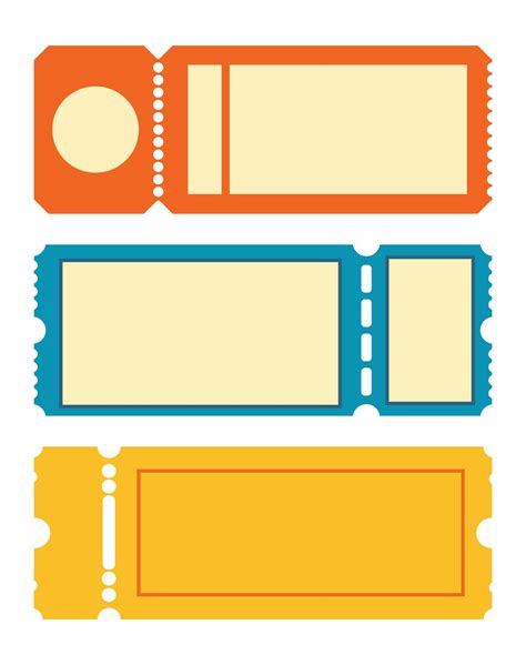 blank ticket template clipart  vrogueco