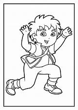 Diego Coloring Pages San Dora Color Printable Getcolorings sketch template