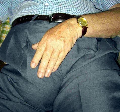 grandpa huge cock bulge