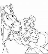 Coloring Horse Princess Pages Unicorn Disney Belle Color Printable Colouring Kids Princes Getcolorings Print Racing Sheets Choose Board Popular sketch template