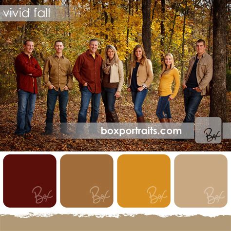 fall color outfits  family pictures