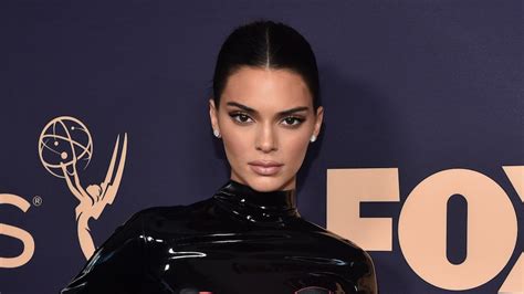 Kendall Jenner Wore Black Latex To The Emmys And Made It Look Super Chic