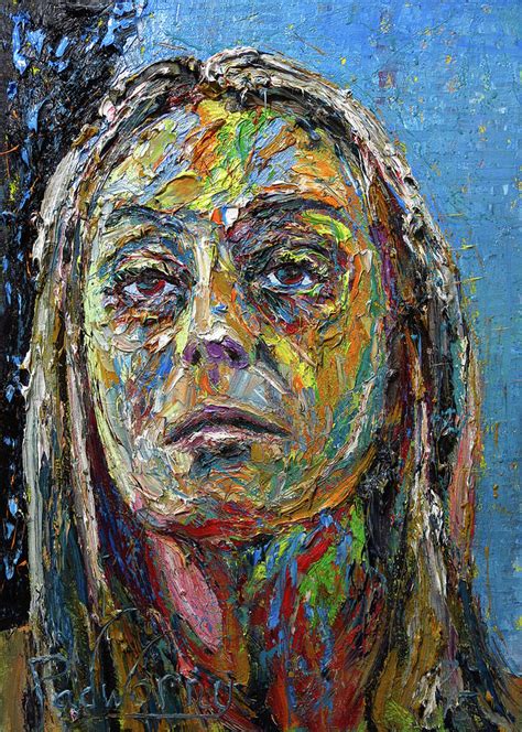 Q565 Self Portrait Painting Portrait In Oil